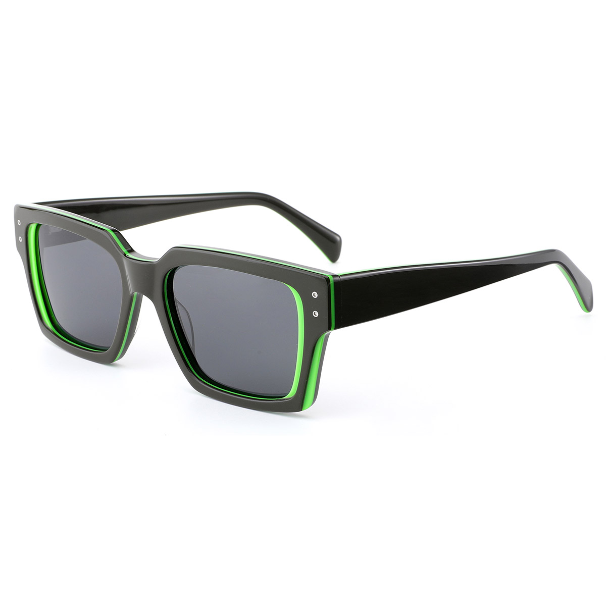 Ultralätt slagtålig nylon polariserad acetat solglasögon Ultralätt slagtålig nylon polariserad acetat solglasögon