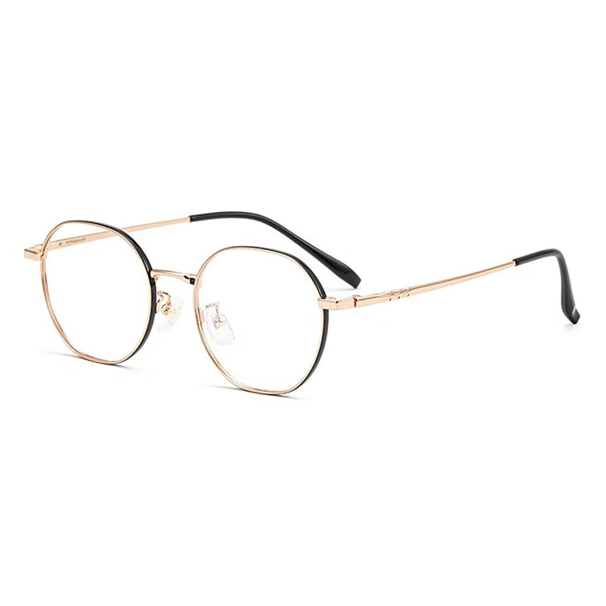 Ramlösa, svettbeständiga flerfärgade optiska linser i rent titan Ramlösa, svettbeständiga flerfärgade optiska linser i rent titan