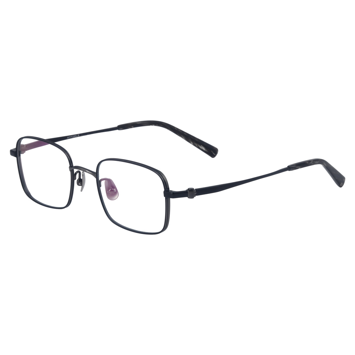 Lätta anti-allergiska optiska glasögon i rent titan Lätta anti-allergiska optiska glasögon i rent titan