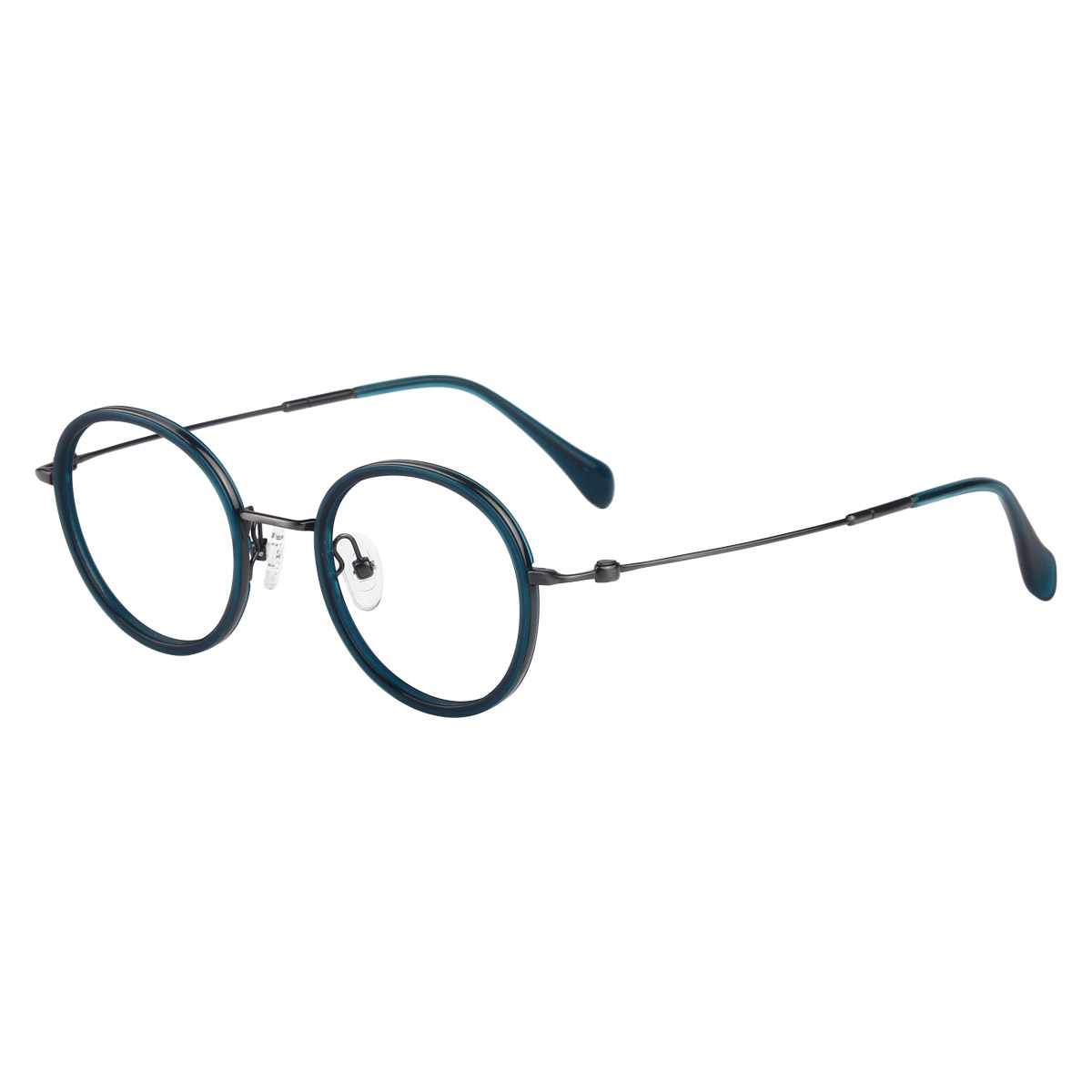 Japanska enkla high-end optiska titanacetatglasögon Japanska enkla high-end optiska titanacetatglasögon