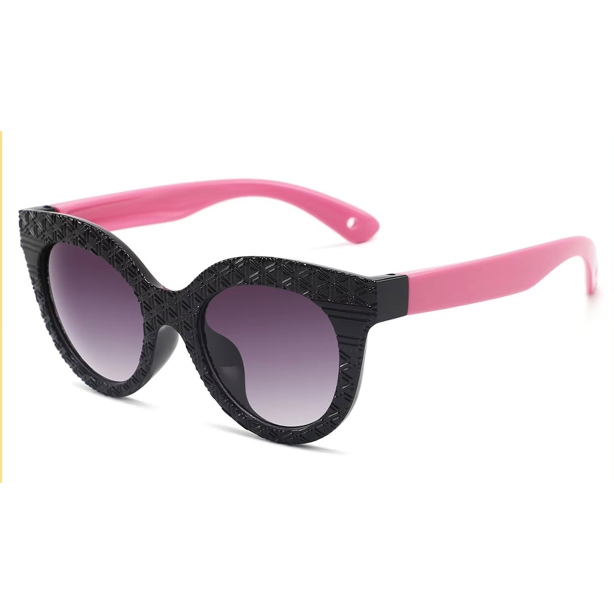 Nylonpolariserade fashionabla anti-UV-solglasögon med rund ram för barn Nylonpolariserade fashionabla anti-UV-solglasögon med rund ram för barn