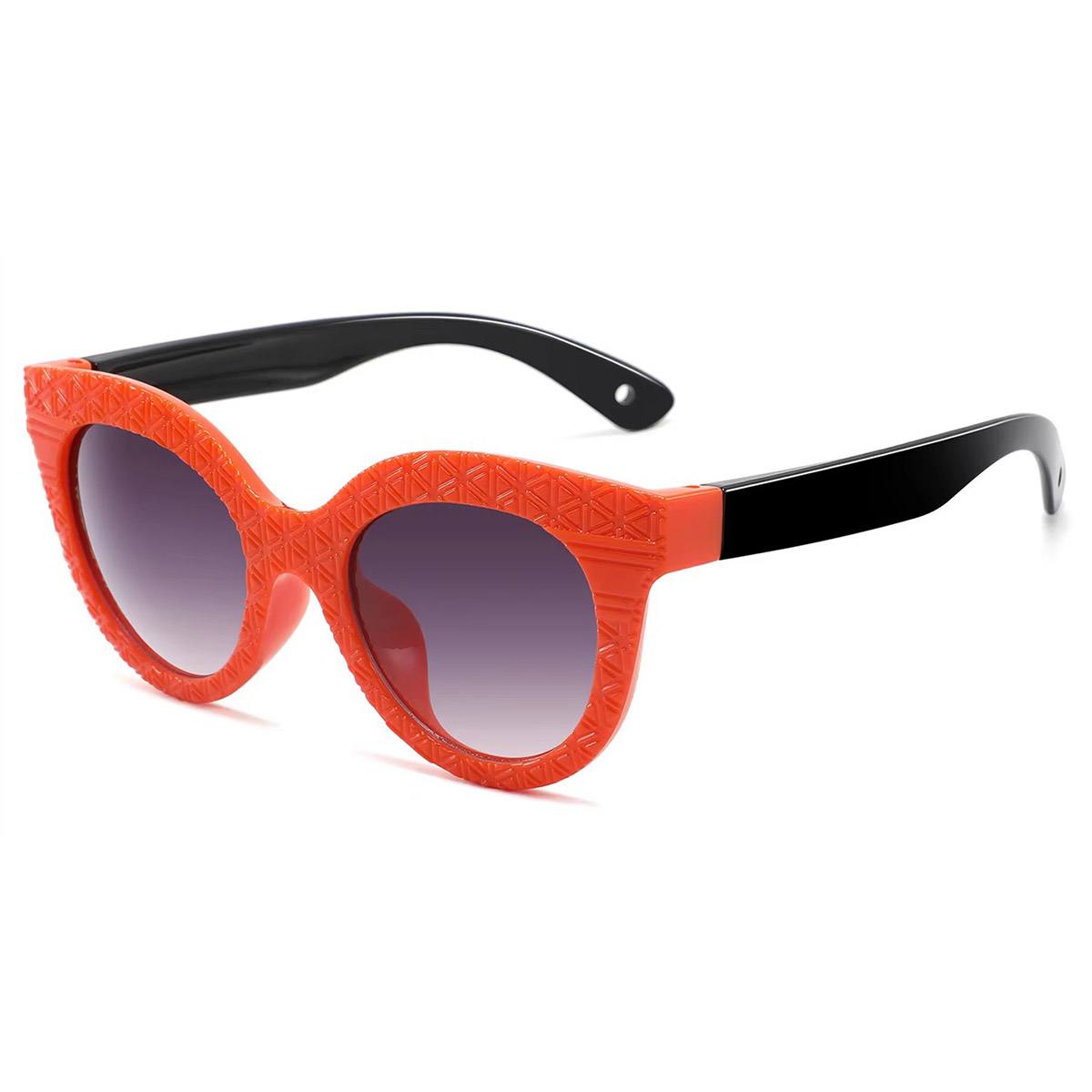 Nylonpolariserade fashionabla anti-UV-solglasögon med rund ram för barn Nylonpolariserade fashionabla anti-UV-solglasögon med rund ram för barn