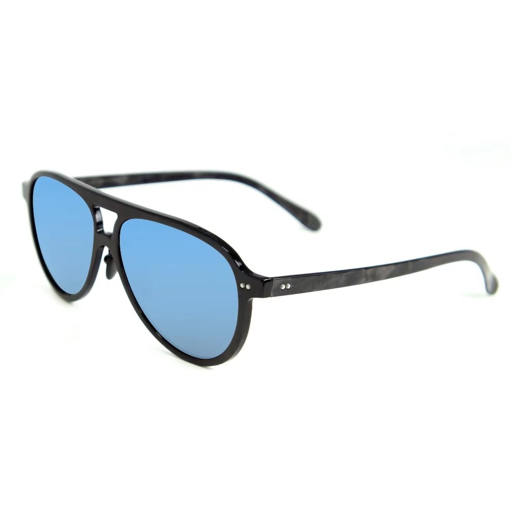 Klassiska Aviator Carbon Fiber Solglasögon