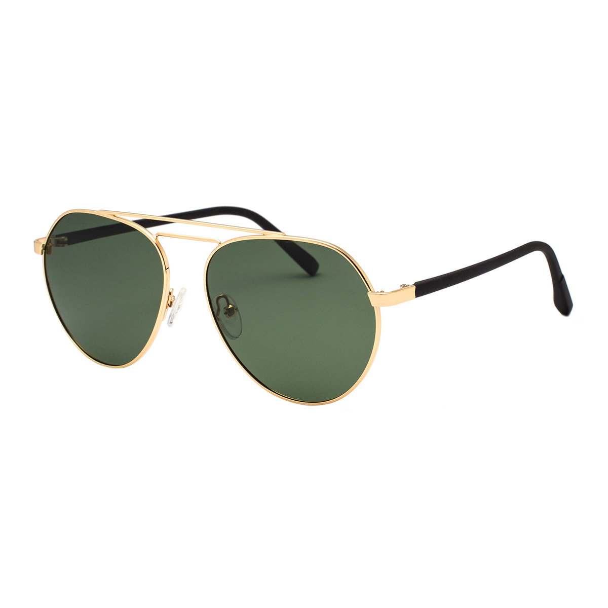Rostfritt stål Aviator Frame TR Foot Solglasögon Rostfritt stål Aviator Frame TR Foot Solglasögon